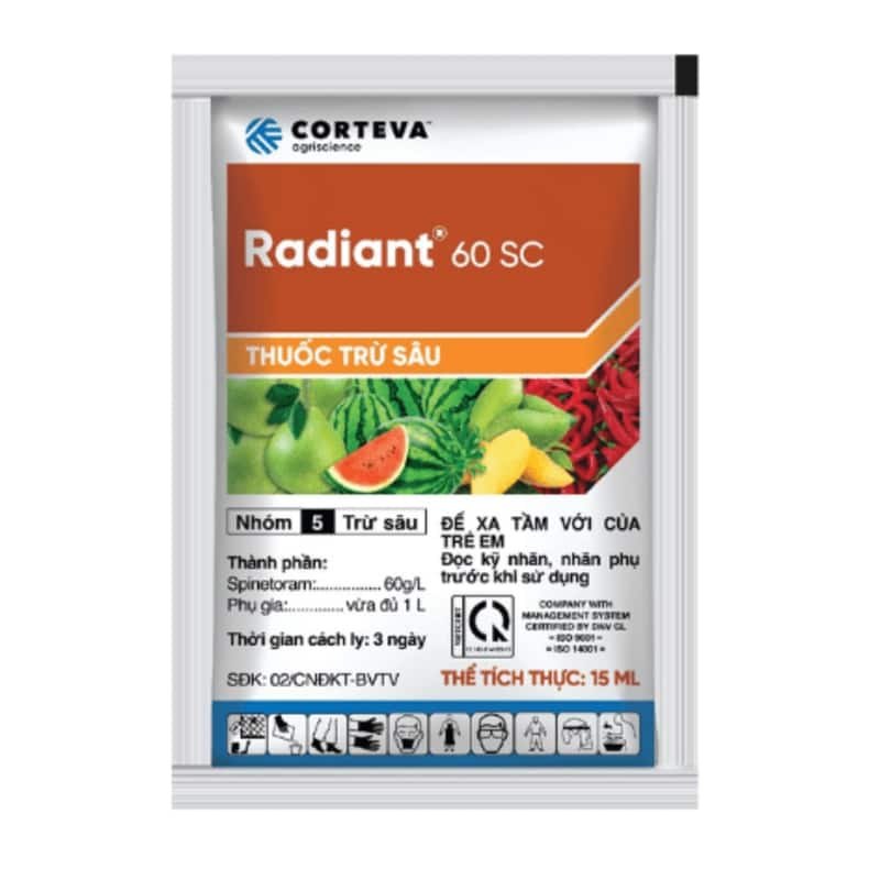 Radiant 60SC Thrips and Red Spider Mite Insecticide
