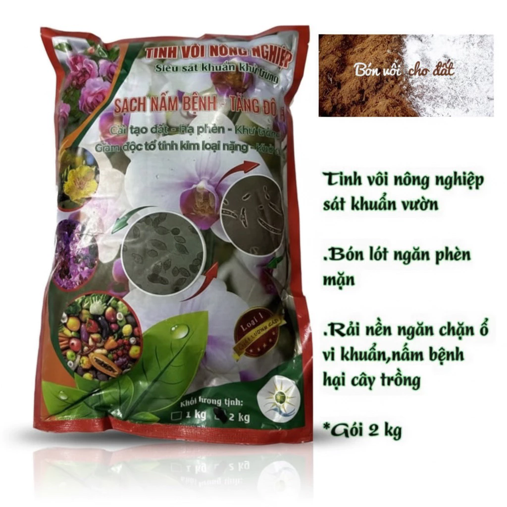 Refined agricultural lime